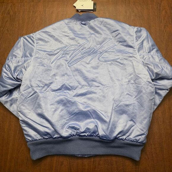 Nike Jordan Essentials Renegade Bomber Jacket Blue FN6543-436 Men's Size L - Picture 2 of 3